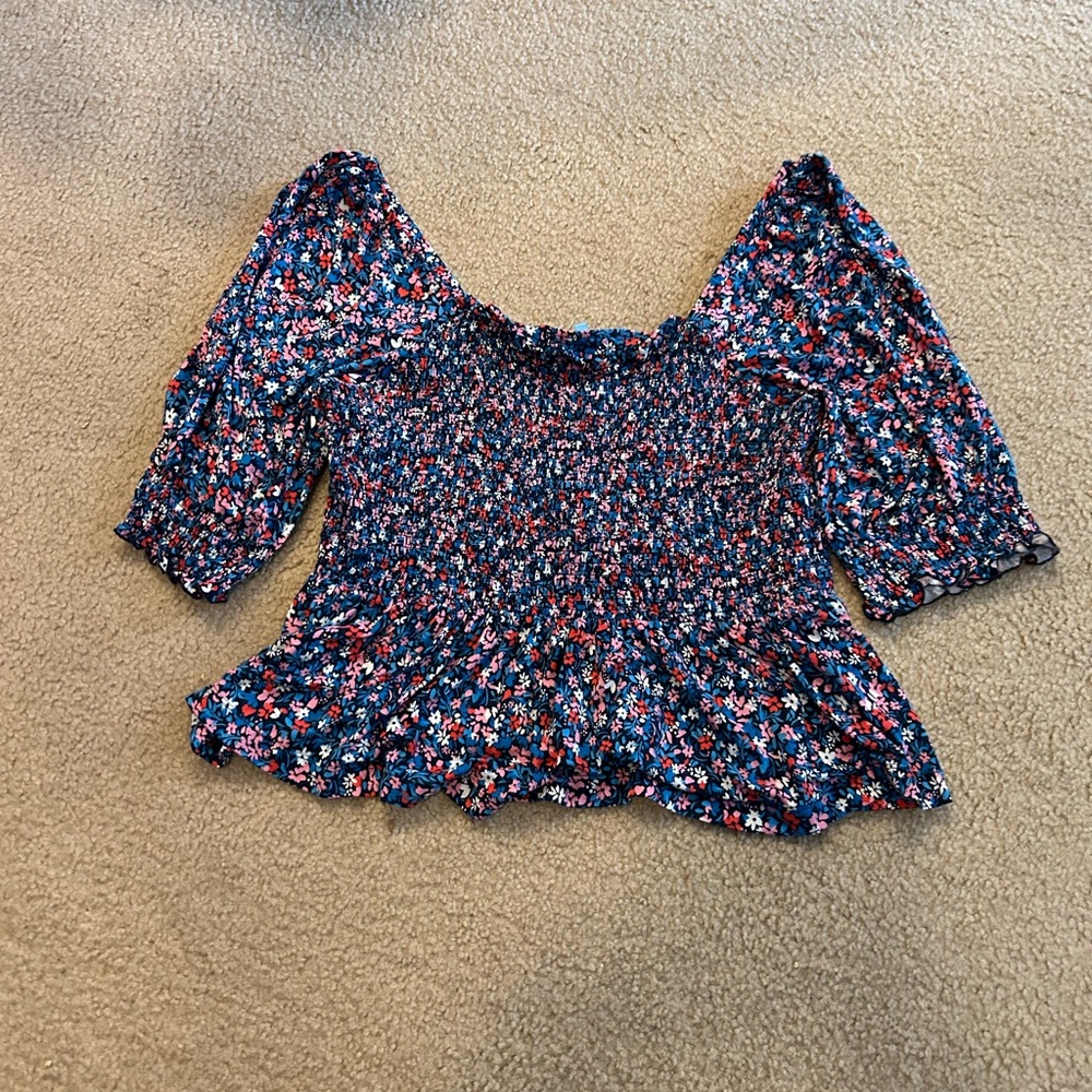 Draper James Floral Top